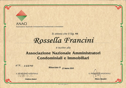 Certificato ANAMMI