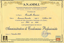 Certificato ANAMMI